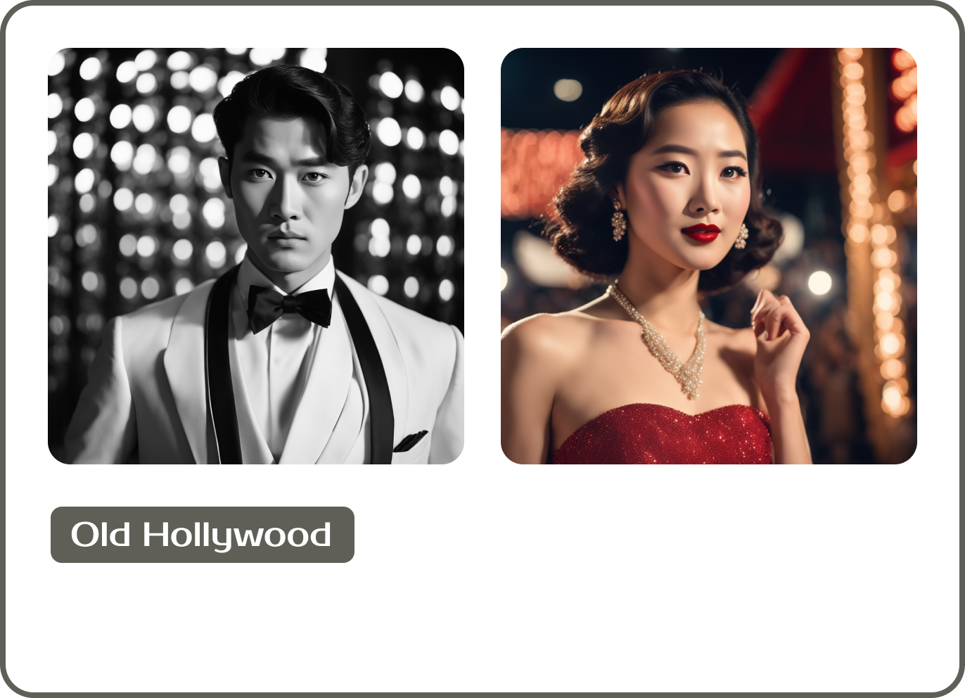 Old Hollywood theme image